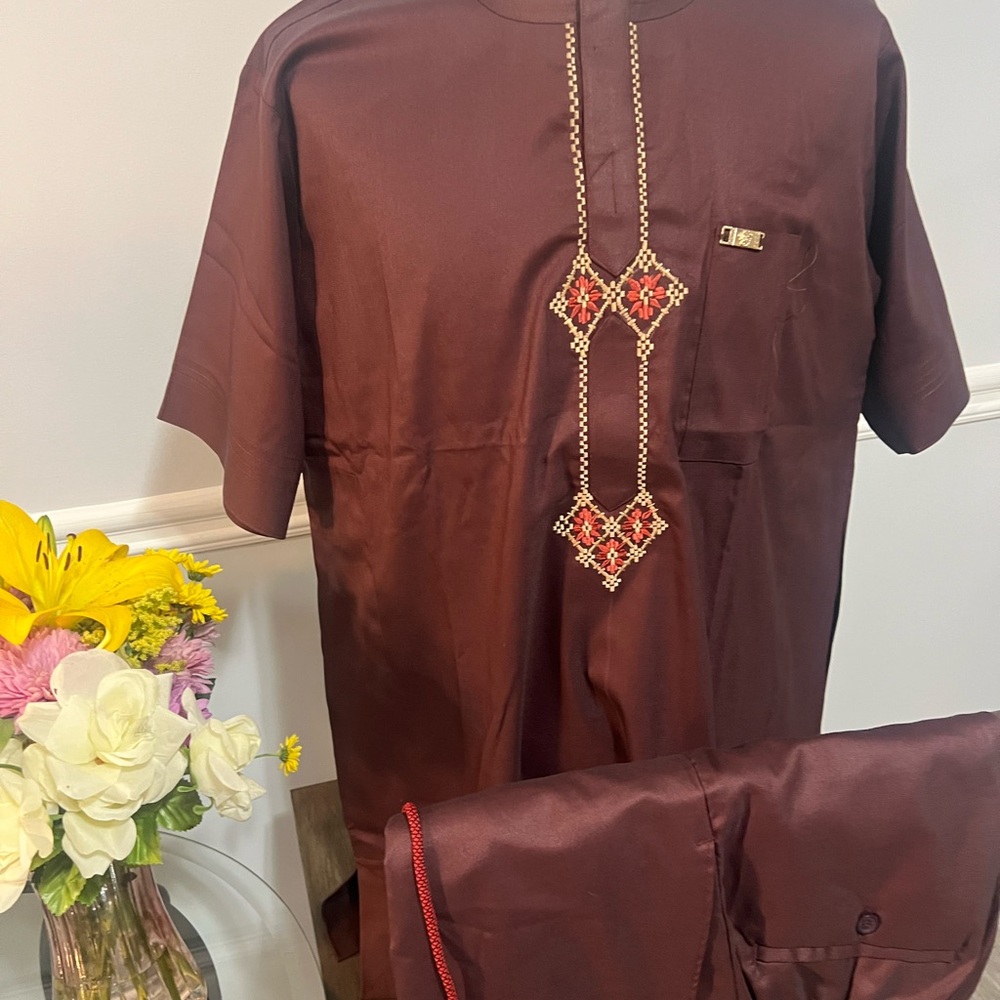 Elegant Brown Men's Set